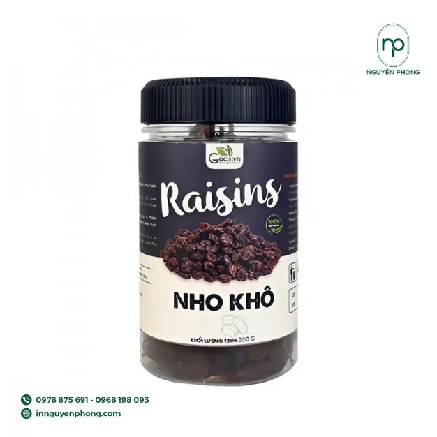 in tem dán nho khô cao cấp